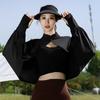Women's Summer Loose Fit Ice Silk Sun Protection Cape with UPF 50