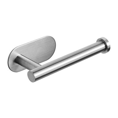Porte-rouleau de papier toilette adhésif en acier inoxydable 304, support mural pour serviettes en mouchoirs, porte-boule de bain, pour cuisine et salle de bains