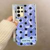 Colorful Classic Black Dots Phone Case for Samsung Galaxy S25 S24 S23 S22 S21 FE Plus Ultra S25+ S24+ Shell Silicone Back Cover