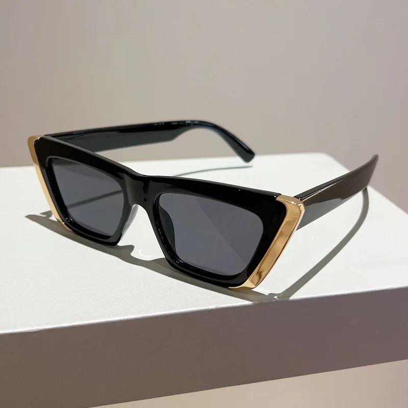 Classic Square Sunglasses Women For Men Fashion Vintage Trending Sun Glasses Punk Luxury Brand Designer Cat Eye Shades UV400