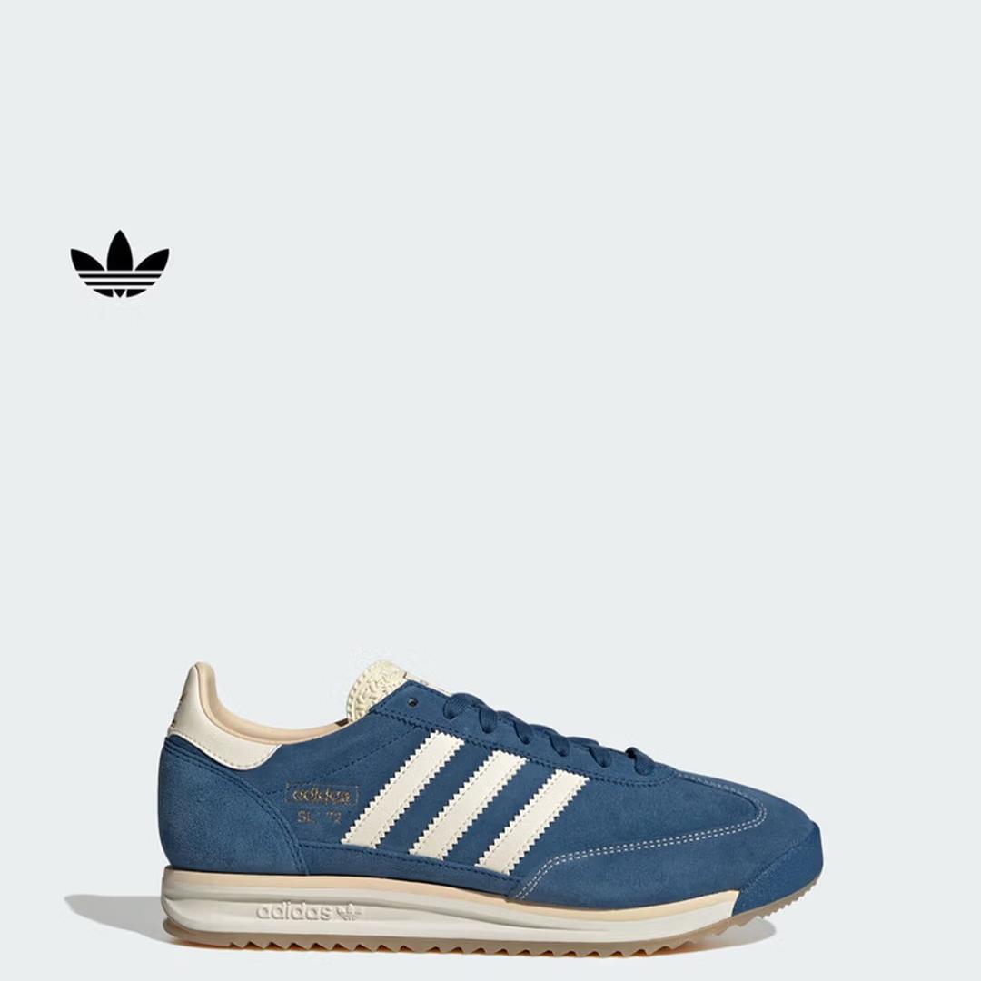 

Adidas T Head Shoes SL 72 RS Retro Casual Sports Shoes - Adidas Three-Leaf Design JQ9824 46 синий