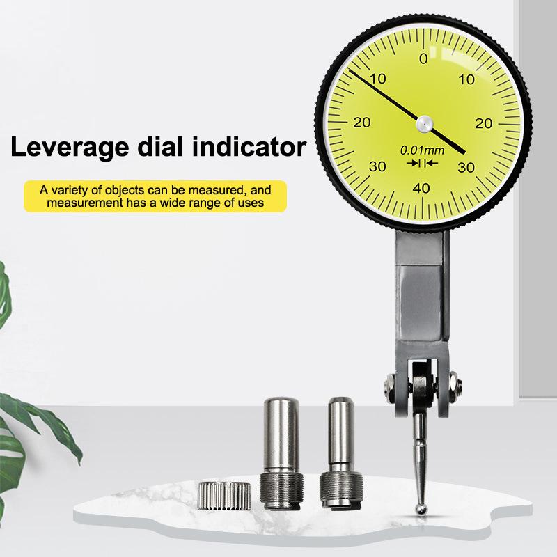 0-0.8Mm Level Gauge Scale Precision Dial Test Indicator Digital Dial Indicator Universal Flexible Magnetic Base Stand Holder