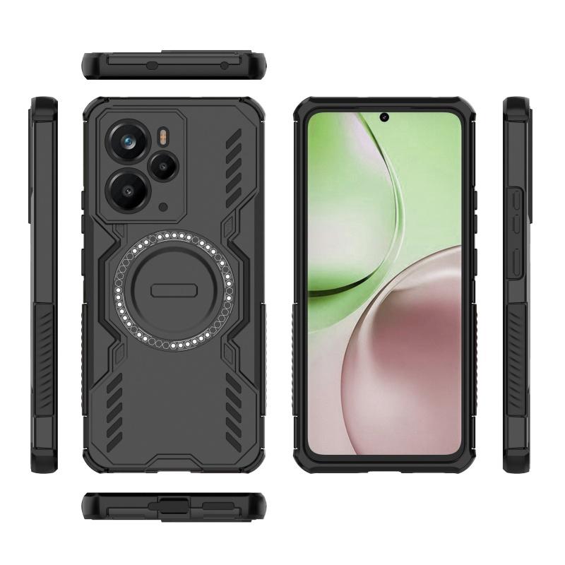 For Realme 14 5G Case Cover OPPO Realme 14 5G Capas Shockproof Annular Magnetic Adsorption Wireless Charge Back Fundas Realme 14