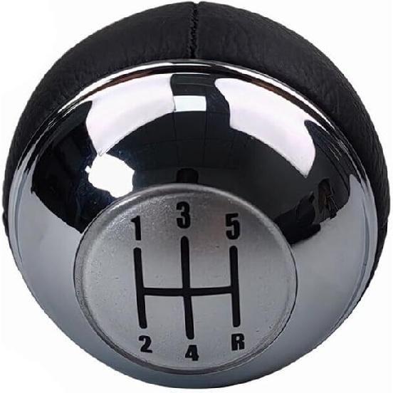 Gear Shift Knob Shifter Cap Compatible for Mini R50 00-2006 Cabrio R53 R52 Cooper (6 Speed Black)