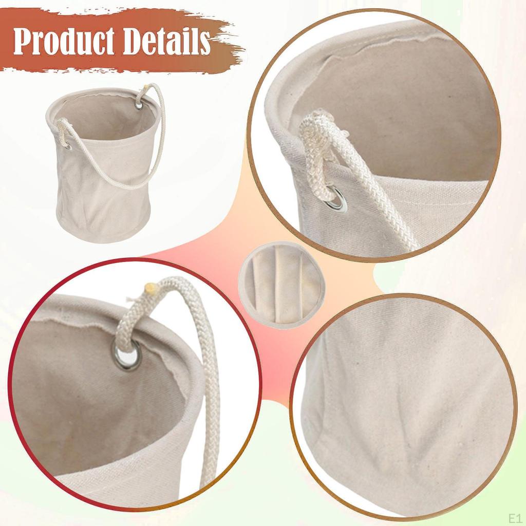Canvas Hanging Bucket Tools Bag Linemen Professional Multifunction Portable Utility Sack