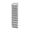 10 Tier Clear Over the Door Shoe Organizer 10 Large Deep Pockets Fit 20