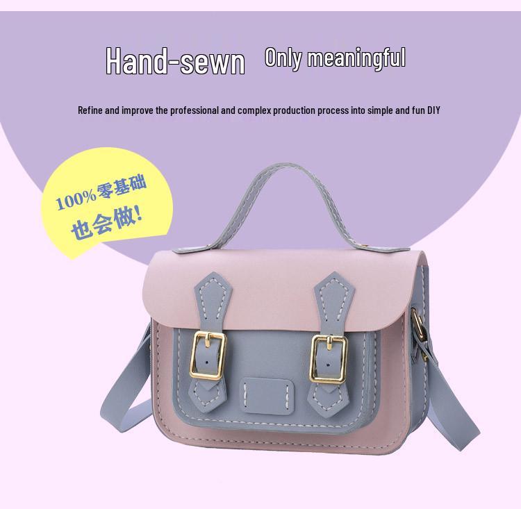 CC Retro Style DIY Color Block Women's Crossbody Shoulder Bag – Perfect Gift for Girlfriend