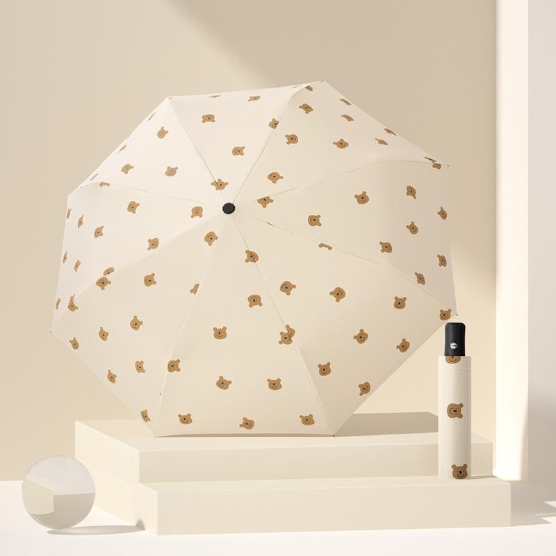 Umbrella Cartoon Sunscreen Umbrella UV Bear Folding Parasol Sun