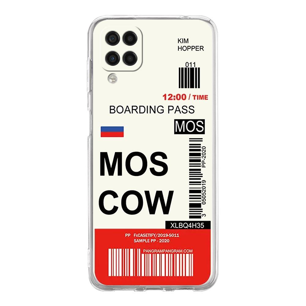Phone Case For Samsung A13 A33 A35 A55 A73 A53 A23 A51 A71 A21S A12 A31 A41 A05s A15 A25 5G World City Travel Ticket New York