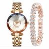 Niche high-value women's watch fashion heart of the ocean quartz watch diamond watch simple