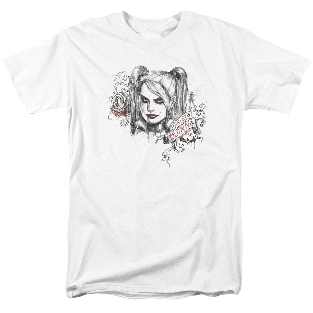 Harley Quinn  Sketchy Girl  T-Shirt - to 5X 2XL