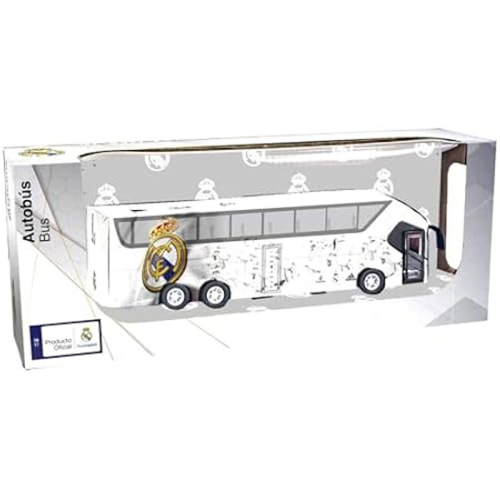 Figurine - BANDAI - Bus Real Madrid - Réplique officielle - Portes ouvrantes - Mixte