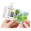 Portable Watercolor Sketch Set: Mini Paint Box, Storage Bag & Travel Journal