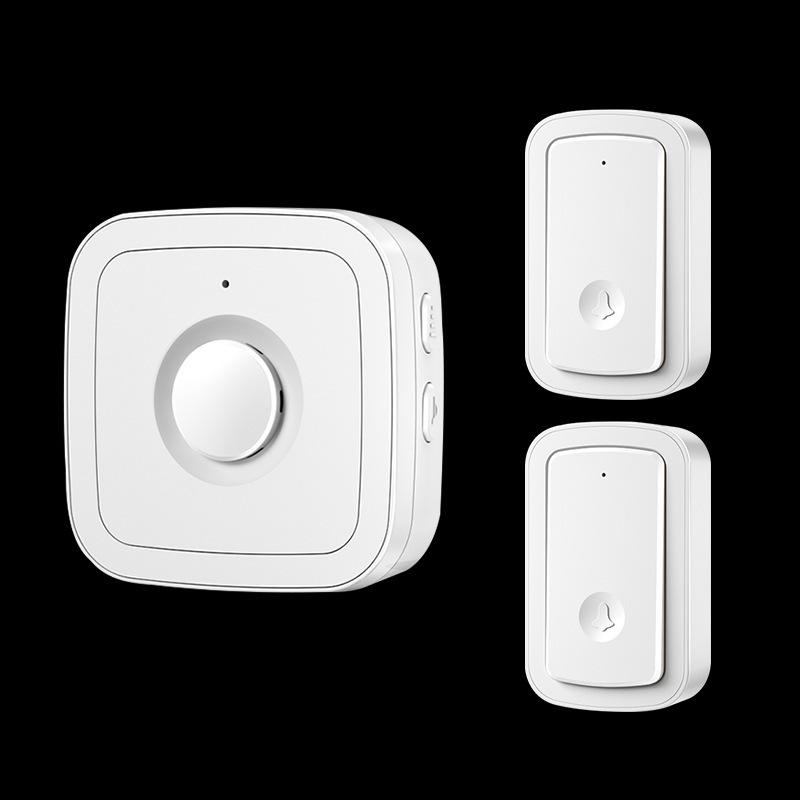 Smart Wireless Doorbell: Waterproof, Remote Music, One-to-Two, Ideal for Home & Elderly.