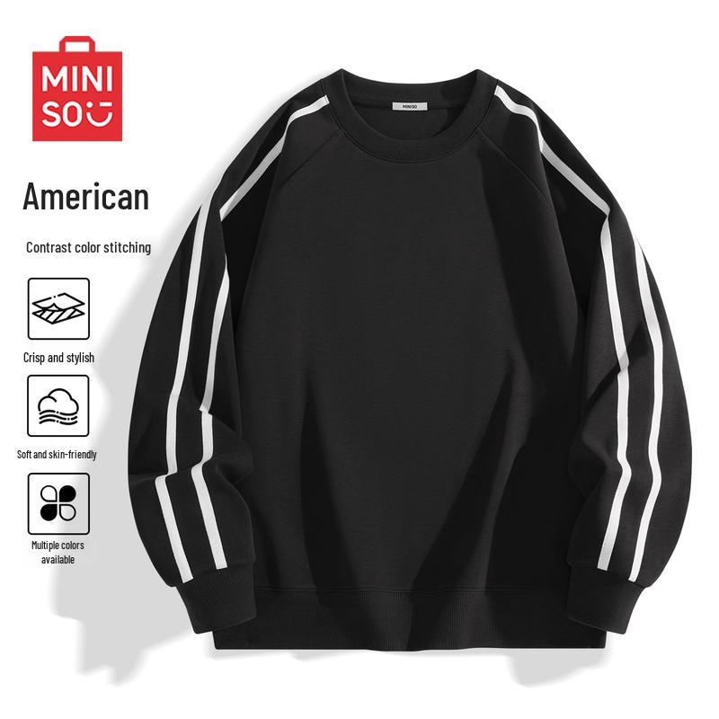 

MINISO Men s Round Neck Sweatshirt L