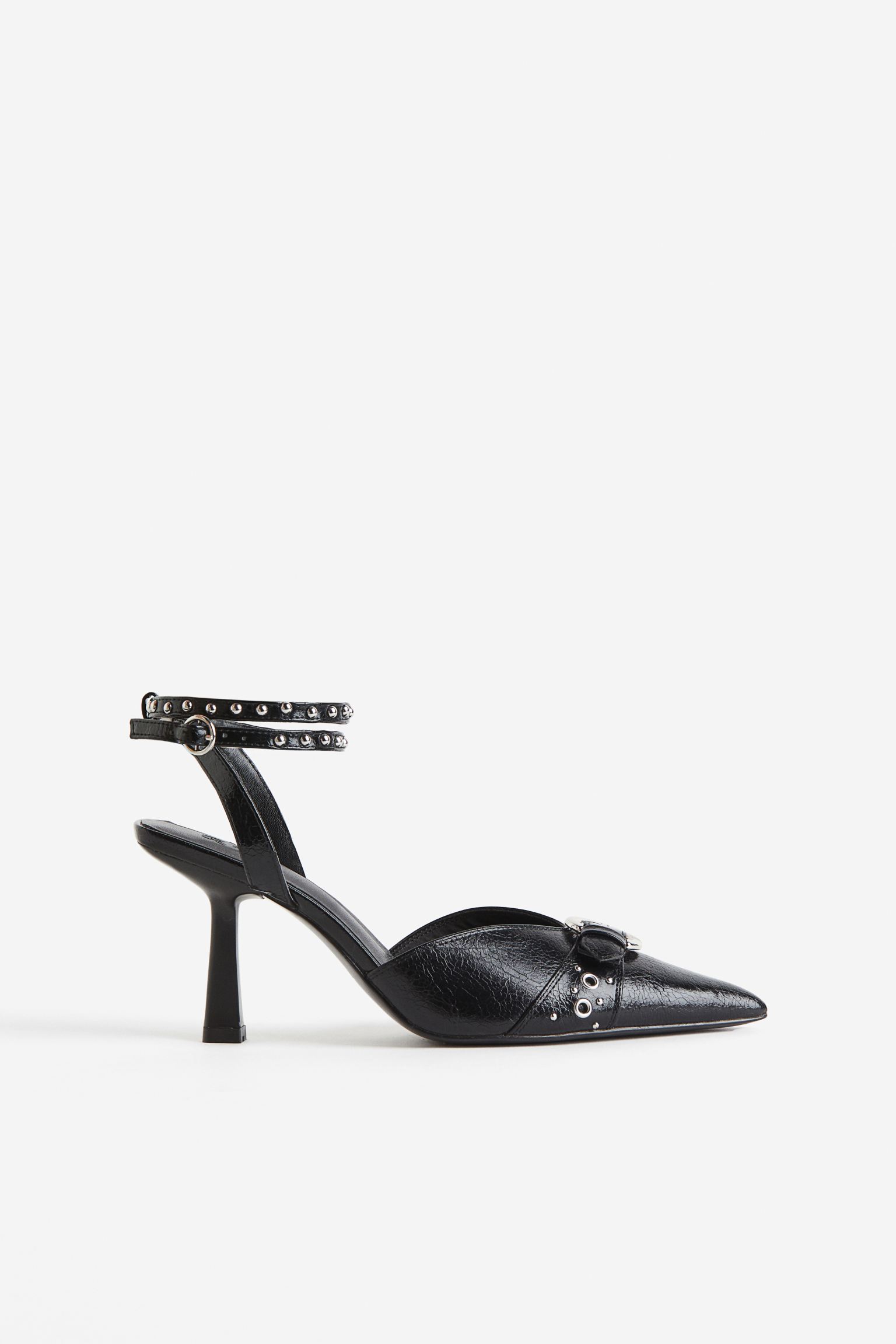 

Stud-detail slingbacks