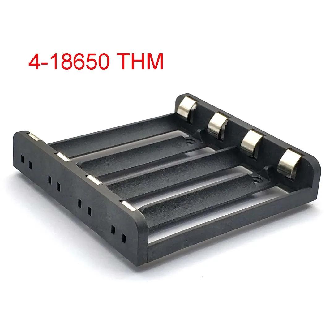 

4S Кейс для хранения аккумуляторов 18650 SMD SMT THM 4 Бокс для аккумуляторов 18650 Держатель для аккумуляторов 18650 с бронзовыми контактами 4S 18650 THM