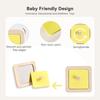 Baby Montessori Mirror Puzzle Busy Board Wooden Toys Children Early Educational Sensory Toy For Toddler Preschool Teaching Aids