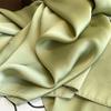 Versatile Silk-Like Scarf: Women's Spring/Summer Plain Gauze Wrap - Headscarf, Beach Towel, or Korean Satin Style