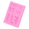 DIY Silicone Mold Bachelor Hat Fondant Chocolate Cake Decorating Mould Kitchen SuppliesPink