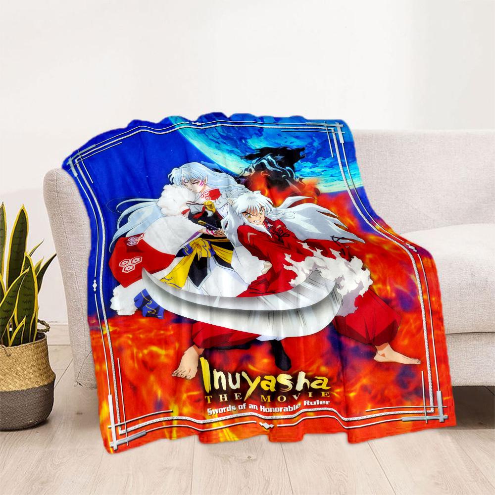 Inuyasha Adventure Blankets are suitable for living rooms,making them an ideal choice for outdoor travel and gifts.
