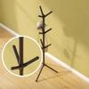 Floor Standing Clothes Rack Tree Branch Shape Multi Hook Mobile and Convenient Coat Rack for Home Living Room Clothing Storage
