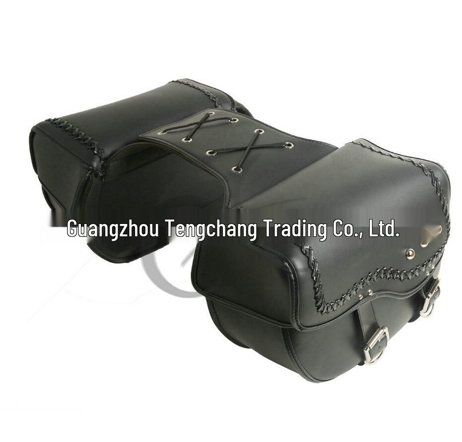 Harley Prince Genuine Leather Side Bag for Cruiser & Motorcycle