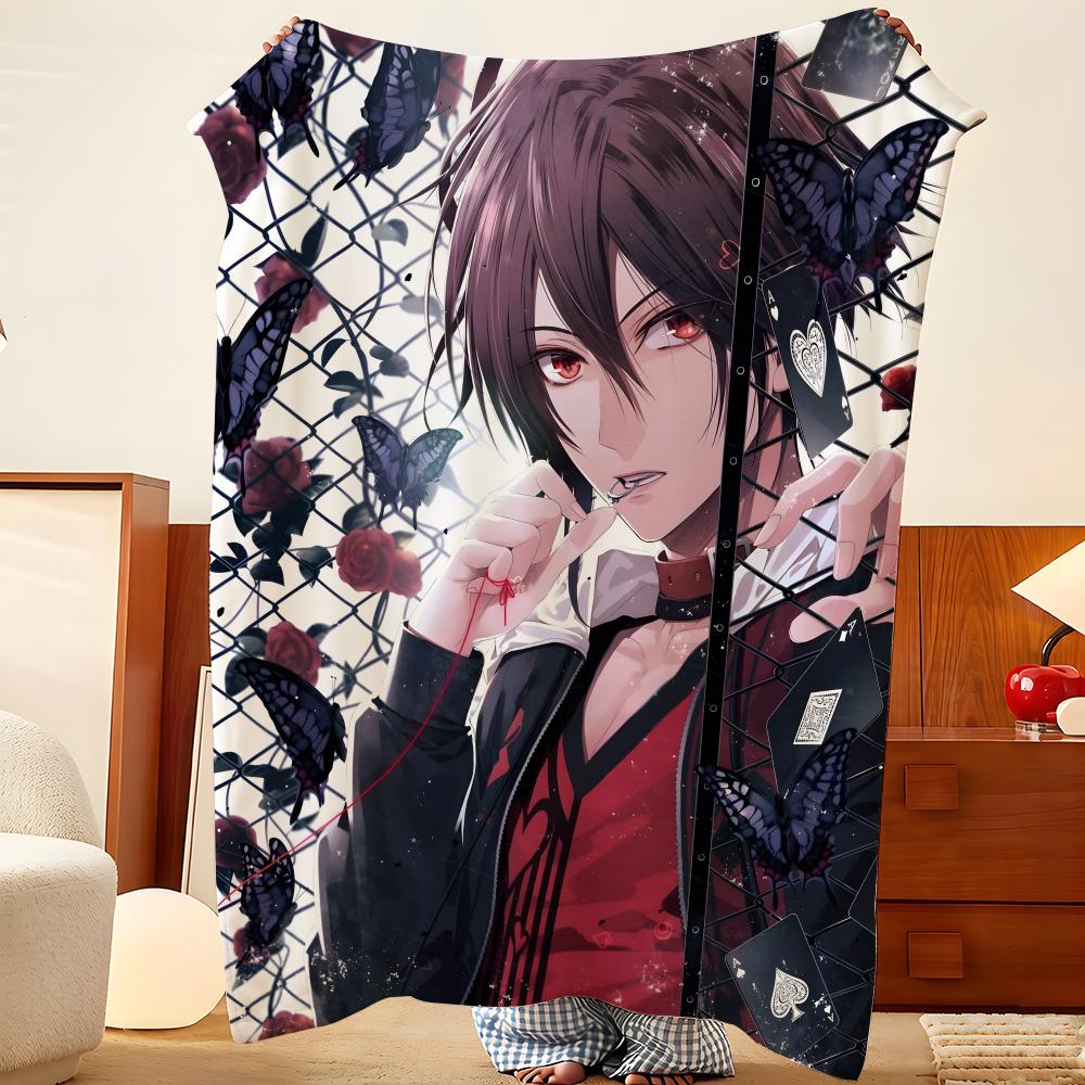 Game A-AMNESIA Throw Flannel Throw Blanket, Lightweight Cozy, Durable Washable cute Cool
