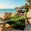 Masha Bear Customize Text Beach Towel Super Soft Microfiber Quickdry Fabric