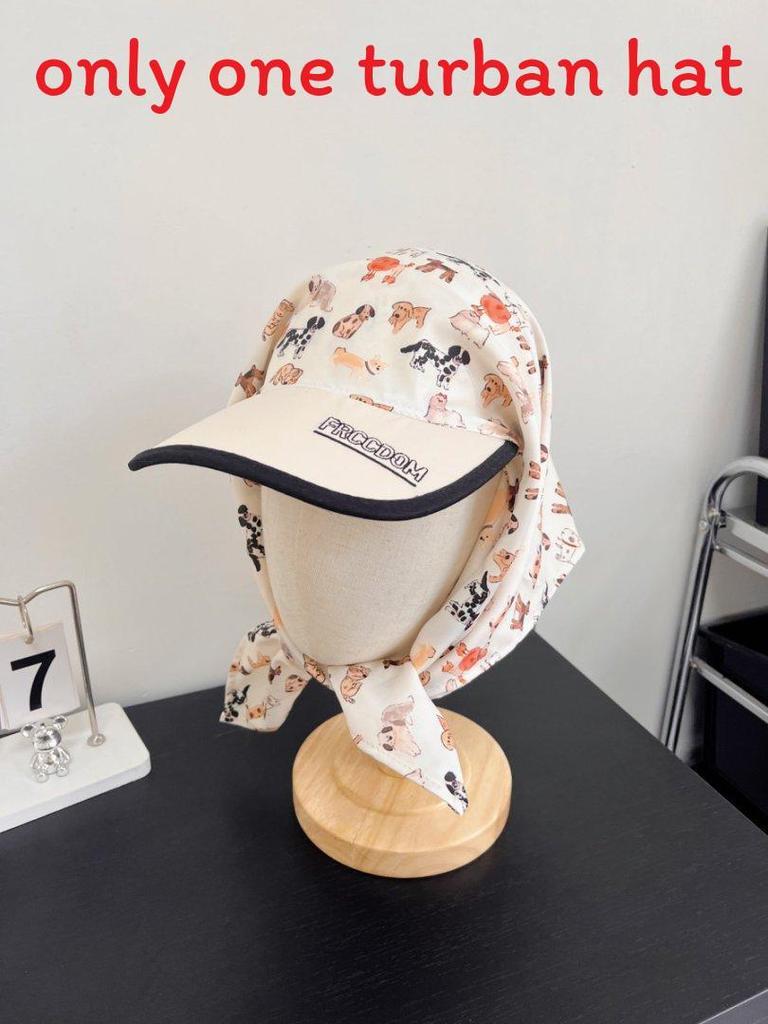 Cappello Foulard Cartoon Con Protezione Solare Per L'Estate Usura Casual