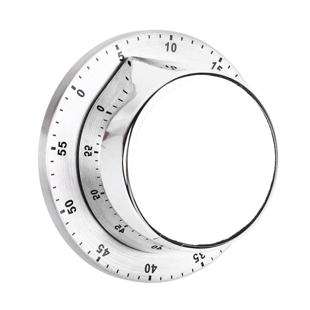 Kitchen Timer Stainless Steel Countdown Timer Clock Mechanical Kitchen Timer for Cooking Baking