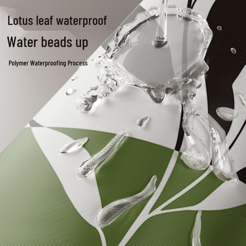 High-End Minimalist Floral Shower Curtain Set: Lazy-Style, Thickened, Waterproof, Mildew & Wrinkle Resistant.