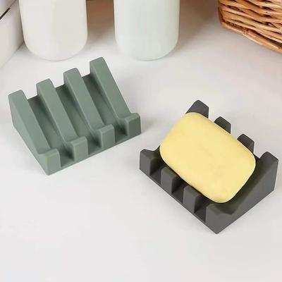 Porta sapone in silicone, porta sapone, porta sapone inclinabile, porta sapone portatile, porta spugna da cucina creativo