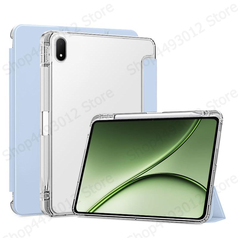 Para Funda Oneplus Pad 4 con Soporte para Bolígrafo Plegable Cuero Tapa Dura Trasera Soporte Tableta Funda para OnePlus Pad 4 Oneplus Pad4 Funda 13.2 Pulgadas