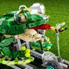 Amphibious model mechanical frog, animal building blocks, plug-in toys suitable for adult assembly (non-electric version)