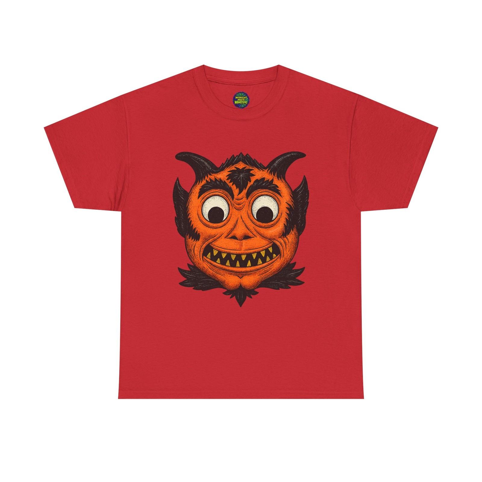 German Devil Halloween Die Cut T-Shirt Unisex Heavy Cotton Tee Halloween Shirt S