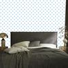 Hearts Wallpaper White and Azure 50x1000