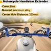 Motoforti Motorcycle Handlebar Universal Adjustable Aluminum Alloy Balance Bar Handle Bracket Center Motorcycle Parts