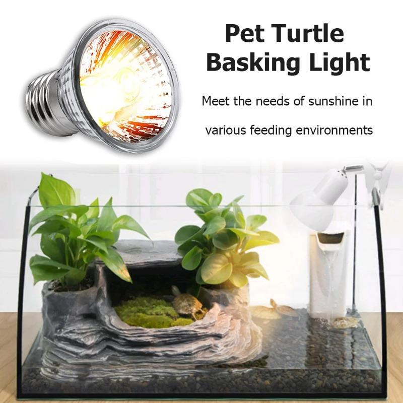 5pcs UVA +UVB Reptile Heating Light Bulb 25/50/75W Snake Turtle Pet Full Spectrum Basking UV Light Bulbs For Amphibians