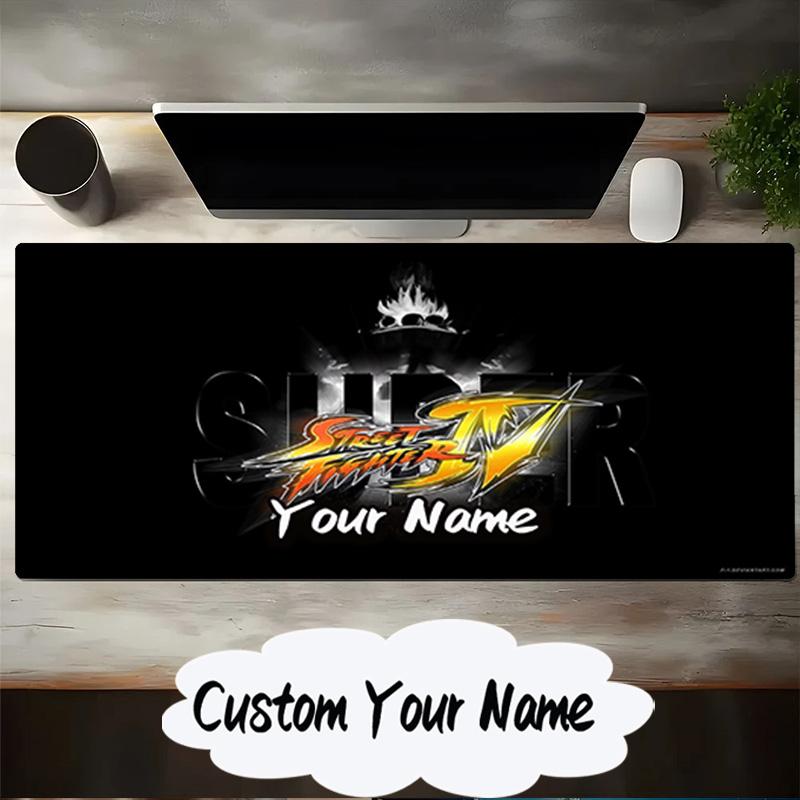 Custom Name Mouse pad Street game Characters Mouse pad, Gaming Mouse Pad, keyboard pad, Desk Decor for computer notebook Fan Birthday Gift