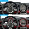 Car Interior Speedometer Radio Air Vents Panel Real Carbon Fiber Sticker For Mini Cooper R56 R55 R57 2007-2010 Accessories Set