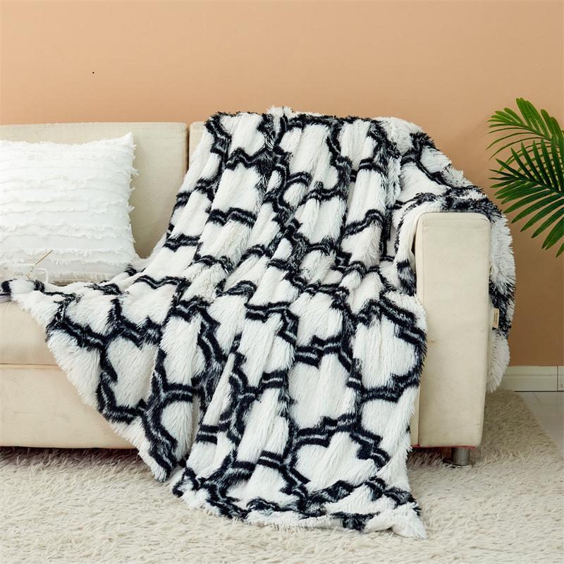 Plush Velvet Double-Layer Blanket for Kids Sofa or Quilt Cover