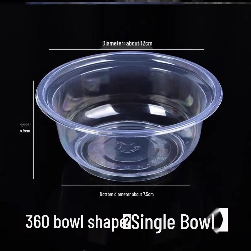 Thickened Food-Grade Disposable Plastic Bowls