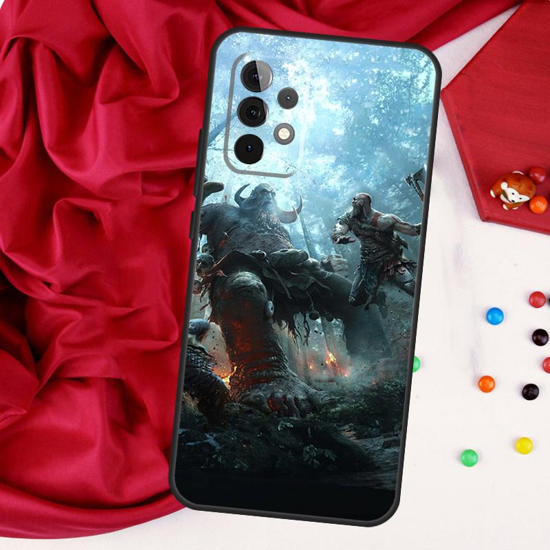 God of War Game Case For Samsung Galaxy A54 A34 A14 A53 A52 A51 A71 A13 A23 A33 A73 A12 A22 A32 Cover Funda