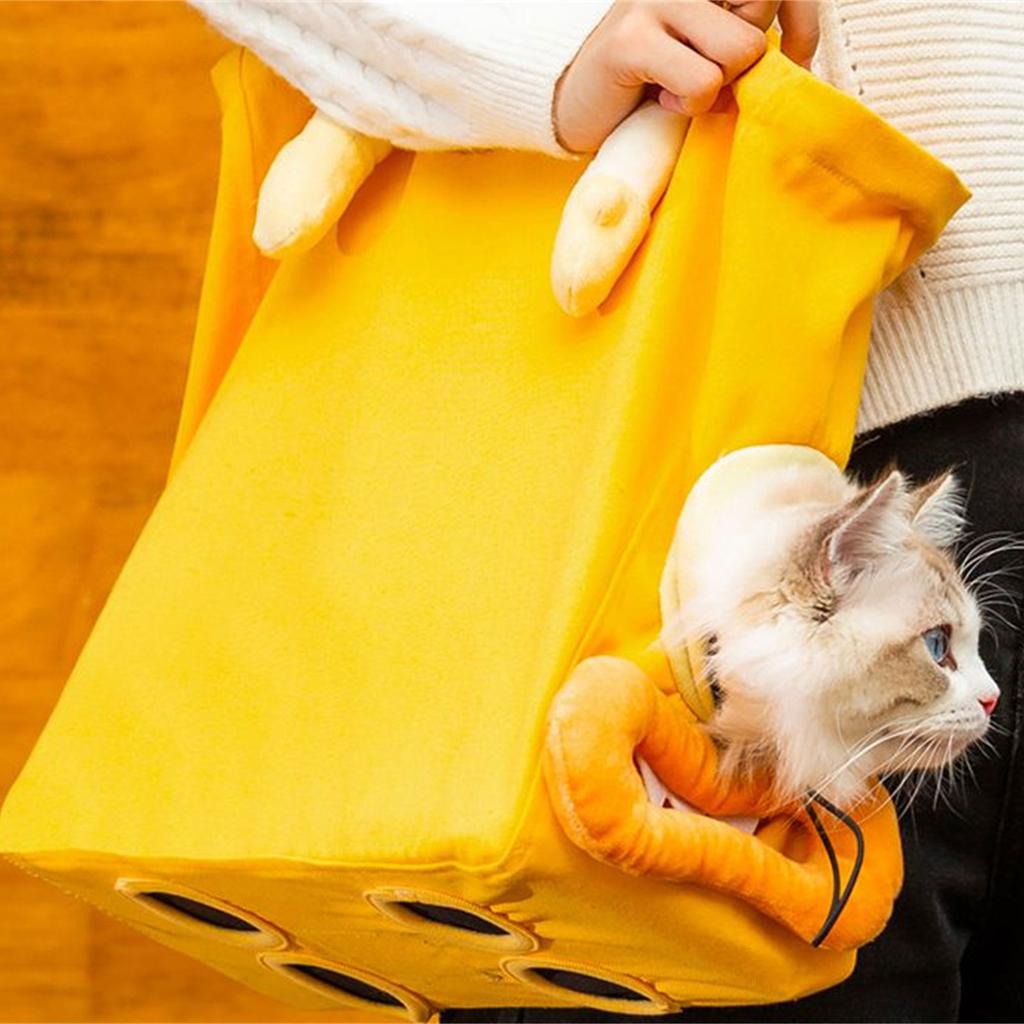 Płócienna torba dla kota dla szczeniąt Torba do noszenia Outdoor Podróż Torba na ramię Zwiedzanie Torba typu tote Pasek zabezpieczający