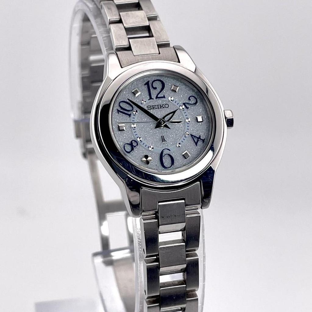 [USED] Working Seiko Lukia Dress Watch V111-0CA0 with Glitter Dial