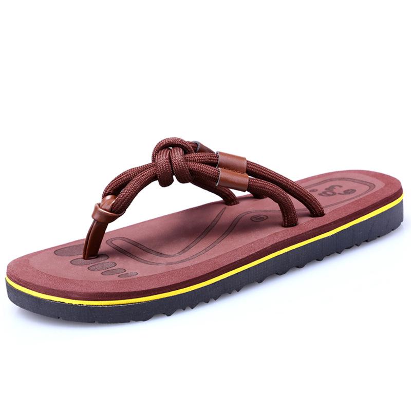 Men's Non-Slip Summer Flip-Flops: Vietnam Beach Sandals for Couples