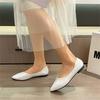 Genuine Leather Multi-color Low-heeled women's Shoes Round Toe Flat Bottom Shallow Cut Single Shoes Casual Versatile Loafers