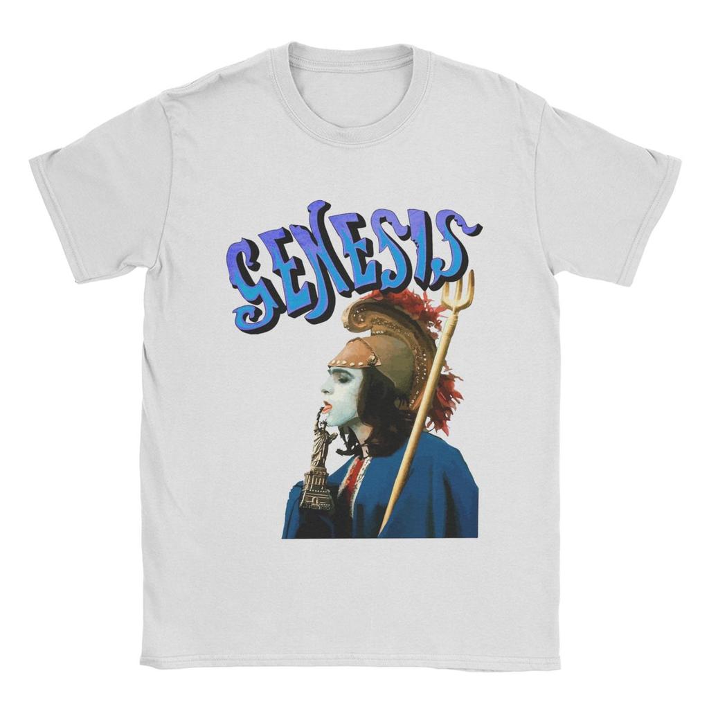 Genesis Gabriel Men's T Shirts Novelty Tees Short Sleeve Crewneck T-Shirts 100% Cotton Birthday Present Clothing