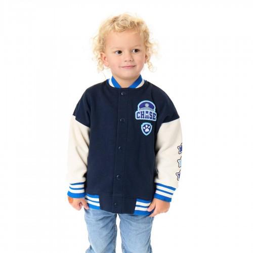Paw Patrol Boys Chase Bomber Jacket 4-5 Years blanc/bleu